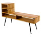 szafki Szafka RTV Dąb Loft Drewno Lite  130 cm  RTV-8