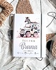Chrzest - inne TECZKA ZEBRA z metryczką, prezent na roczek, narodziny, Chrzest