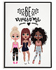 plakaty Plakat dla dziewczynki L.O.L - Rainbow High BARBIE z laleczkami