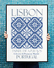 plakaty Plakat  Lisbona kafelki