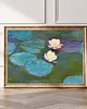 plakaty PLAKAT Monet, nenufary obraz, sztuka ścienna, lilie wodne
