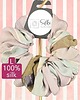 gumki do włosów L średnia gumka jedwabna do włosów jedwab naturalny scrunchie pastelowa