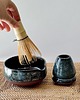 kubki Zestaw do Matcha Miska + Stojak - iglasty las