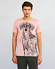 t-shirty męskie Pincher Dog Men's T-shirt light pink