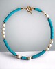 kolie Naszyjnik : kolekcja summer ocean : PERŁY & LAWA turkusowa