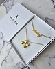 złote naszyjniki Łańcuszek z personalizowanym napisem Goldie Personalized