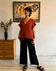 t-shirt damskie Bluzka RUGA / chilli
