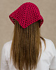 do włosów różne Chustka na głowę fuksja + cekiny