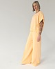 komplety damskie Komplet oversized bezrękawnik i szerokie spodnie peach