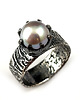 pierścionki srebrne White pearl