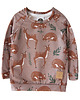 bluzy dla dziewczynki Bluza Roe-Deer brown