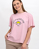 t-shirt damskie T-SHIRT DAMSKI   z nadrukiem ,, ITS A GOOD LIFE" RÓŻ