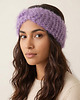 opaski do włosów Opaska moherowa - liliowy puch
