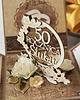 kartki scrapbooking 50 rocznica ślubu, złote gody, exploding box, kartka 3d