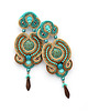 kolczyki soutache Lato w stylu boho