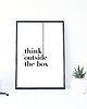plakaty PLAKAT–Think outside the box....A4