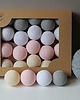 dekoracje świetlne Cotton Balls White Pastel 20 szt.