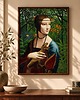 plakaty Plakat Fine Art giclee kolaż DAMA Z T.REXEM