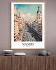 plakaty Retro plakat podróżniczy - Hiszpania - Madryt - pamiątka, prezent