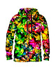 bluzy męskie Męska Bluza Expres Zamek DR.CROW Jungle Leaves