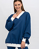 bluza bez kaptura damska Bluza ,,COMFORT" denim