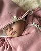 kombinezony dla dziewczynki Kombinezon  dziecięcy bawełniany GOTS - brudny róż