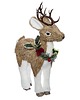 dekoracje świąteczne Figurka Renifer z wiankiem 38 cm