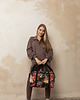torby XXL Torba welurowa podróżna flamenco
