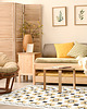 dywany Dywan Hidraulic star yellow