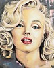 plakaty MONROE 50x50 Plakat na płótnie portret marilyn