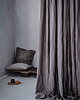 zasłony Zasłona z Miękkiego Lnu Stonewashed - charcoal