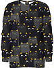 bluzy dla chłopców Bluza bez kaptura Chłopiec DR.CROW Cats Orange