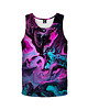 t-shirty dla dziewczynki Bokserka Top Girl DR.CROW Neon Marble
