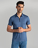 t-shirty męskie Koszulka polo męska vittoria niebieski