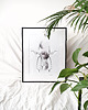 plakaty moon dance  minimalistyczny plakat z ksieżycem