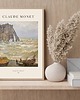 plakaty PLAKAT Monet, sztorm obraz, sztuka ścienna, pejzaż morski