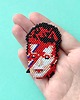 broszki Broszka Ziggy Stardust 