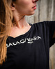 t-shirt damskie Luźny T-shirt z wiązaniem BAŁAGANIARA