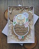 kartki scrapbooking Kartka z okazji narodzin córeczki (w pudełku)
