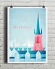 plakaty Sztokholm - vintage plakat