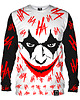 bluza bez kaptura damska Bluza Bez Kaptura Damska DR.CROW Hahaha Black