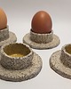 pojemniki kuchenne Podstawki na jajka w kształcie jajka sadzonego
