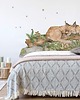naklejki ścienne do pokoju dziecka Naklejka ścienna z Rysiem Sleep My Little Cat _S