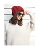 czapki damskie Czapka handmade beanie z wełną merino bulky