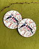 podkładki do kuchni Podkładki pod kubek-Gile-  Ilustracja- Bullfinches coasters