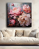 plakaty Peonie - Plakat - Olej, Boho, Abstrakcja