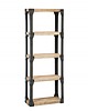 regały Regał Factory 180cm drewno i metal, loftowy