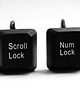 spinki do mankietów spinki *ScrollLock&NumLock*