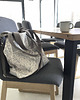 torby na ramię Torba hobo XXL - print ażurowe liście