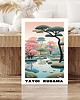 grafiki i ilustracje PLAKAT dekoracyjny Japonia Yayoi Kusama,  pastelowa ilustracja